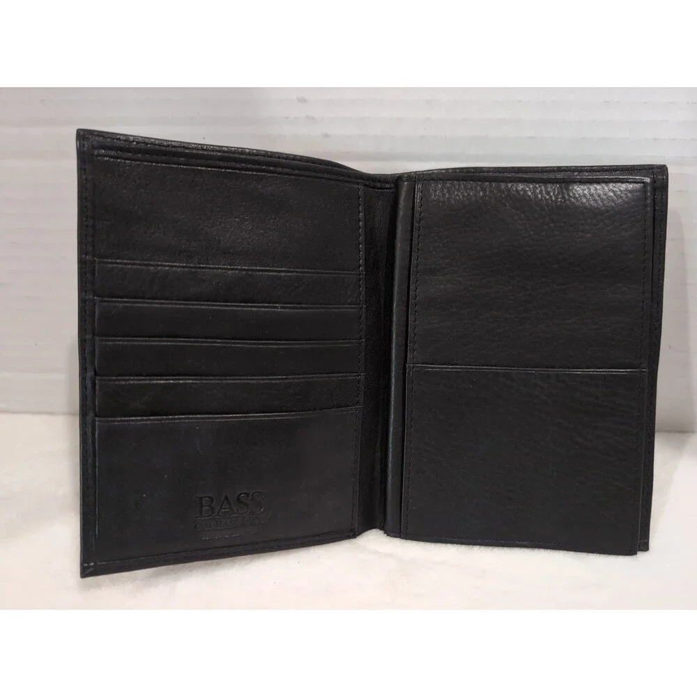 G.H.BASS SOFT LEATHER PASSPORT WALLET CREDIT CARD/CASH/ID/ PASSPORT